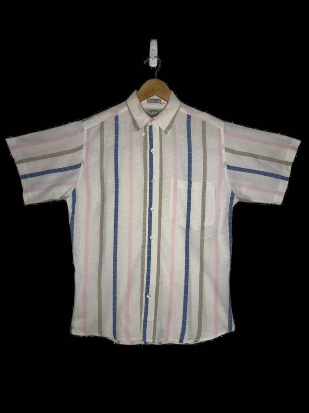 Britches Great Outdoors Vintage Striped Short Sleeve Button-Down Size 6